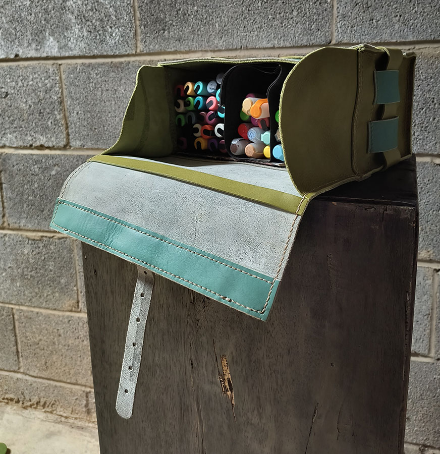 Leather Paint Marker Case Susy Andrews